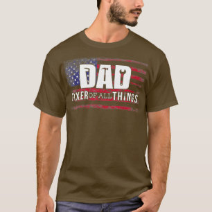 Mannen vader, vader van alles wat hij mechanisch v t-shirt