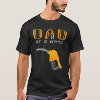Mannen vader van 2 jongens vader of opa van 2 Kind T-shirt