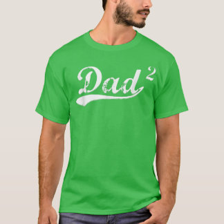 Mannen vader van 2 pap2 Gift Vaderdag cadeau voor T-shirt