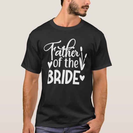 Mannen vader van de bride die weduwschap en Bach a T-shirt (Voorkant)