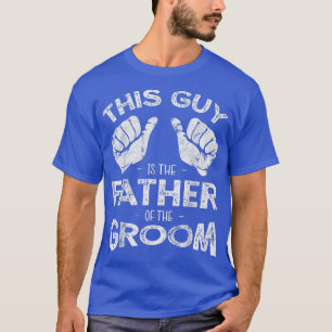 Mannen vader van de Groom Dad Wedding Costume Funn T-shirt