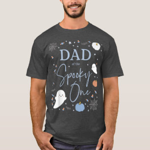 Mannen vader van de Spooky One First Birthday Blue T-shirt