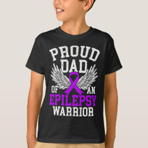 Mannen vader van een Epilepsy Warrior Epilepsy Awa T-shirt