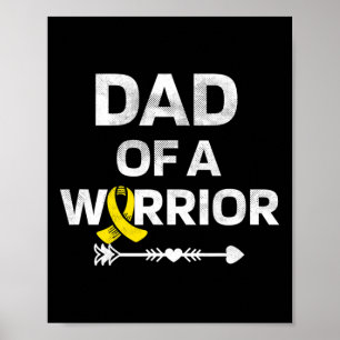 Mannen vader van een krijger DIPG bewustzijn jeugd Poster