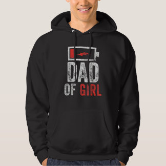 Mannen vader van het meisje van de Vaderdag van de Hoodie