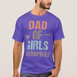 Mannen vader van meisjes overleden vaderdag t-shirt