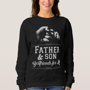 Mannen vader Zoon Friends Fist Bump Dad Vaderdag Trui