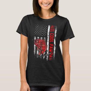 Mannen Vaderdag Reel Cool Pawpaw American T-shirt