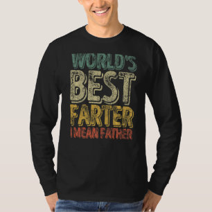 Mannen Vaderdag World's Best Farter Ik bedoel Vet T-shirt