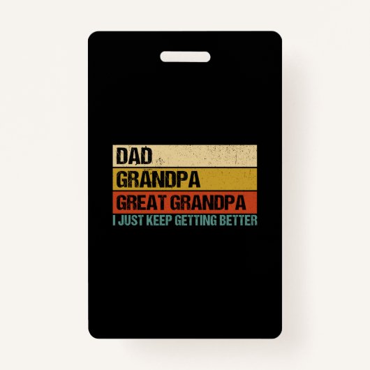Mannen vaders dag cadeau van opa badge (Voorkant)