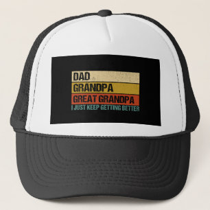 Mannen vaders dag cadeau van opa trucker pet