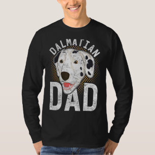 Mannen Vaders Dag Dalmatische Vader Dier Huisdier T-shirt