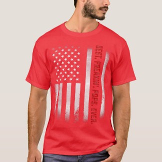 Mannen vaders Dag Gift T-shirt Beste Freakin Poppe