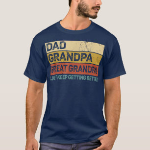 Mannen vaders Dag Gift van opa T-shirt