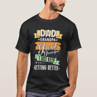 Mannen vaders dag idee van opa t-shirt