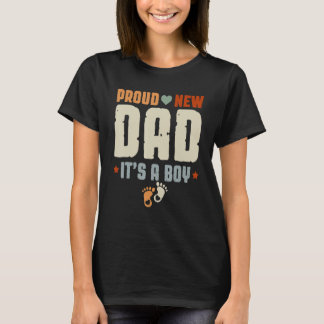 Mannen vaders Dag Shirt Papa Papa Proud New Pap