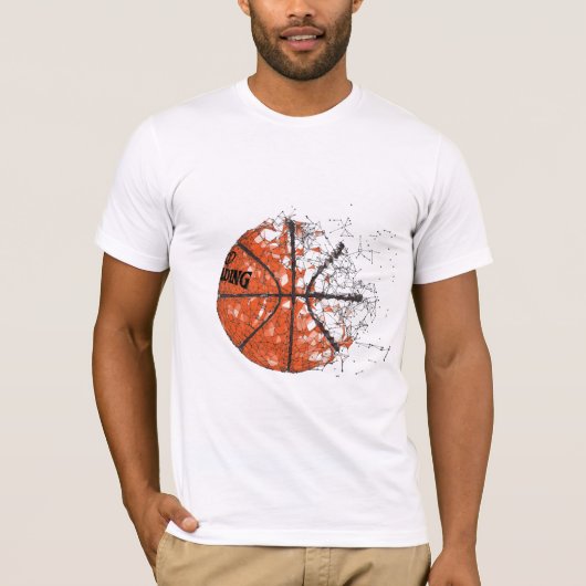 Mannen van Basketball Graphic T Shirt (Voorkant)