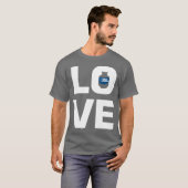 Mannen van Blue Rhino "Love" T-shirt (Voorkant volledig)
