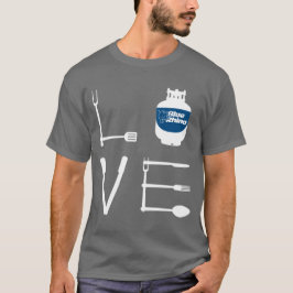 Mannen van Blue Rhino "Love Utensils" T-shirt