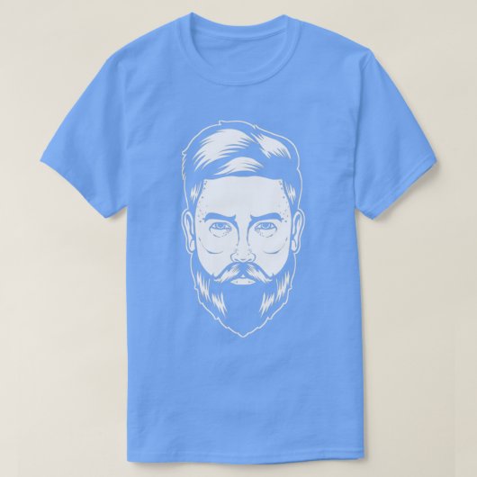 Mannen van de bibberen volle baard 2 t-shirt (Design voorkant)