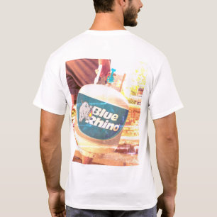 Mannen van de blauwe Rhino " Carry" T-shirt