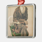 Mannen van de Dag, nr. 33, Charles Darwin Metalen Ornament (Links)