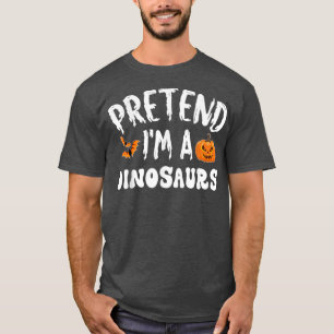 Mannen van de Dinosaurs Halloween Costume T-shirt
