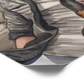 Mannen van de kade hangen uit poster (Hoek)