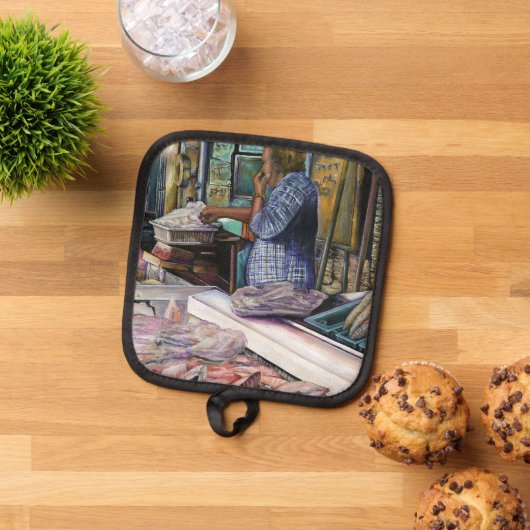 Mannen van de woestijn, cadeautjes van het Zee, Je Pannenlap (Top down)