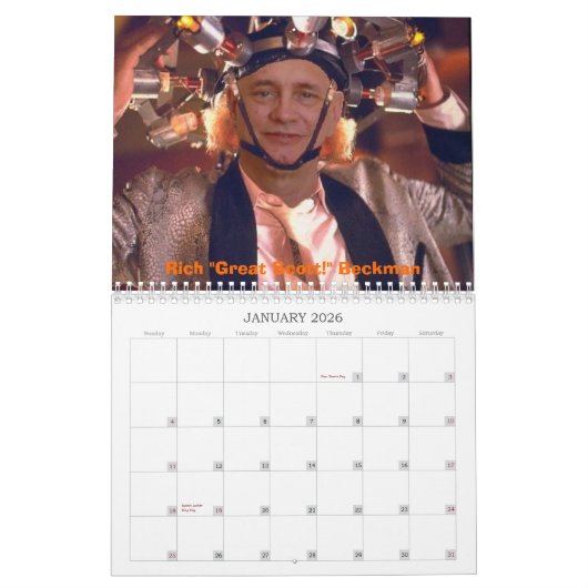 Mannen van de woestijn kalender (Jan 2026)