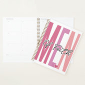 Mannen van geloofsovertuiging positief inspirerend planner (Display)