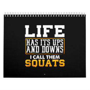 Mannen van gym Workout Kalender