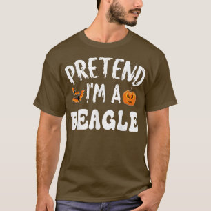Mannen van het kostume beagle Halloween Women Ki T-shirt