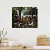 Mannen van Jackson Walker 20 Brave Poster (Keuken)