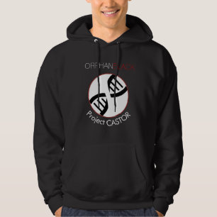 Mannen van orphan Black "Project CASTOR" Sweatshir Hoodie