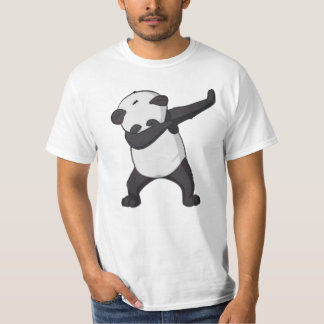 Mannen van Panda dab t-shirt