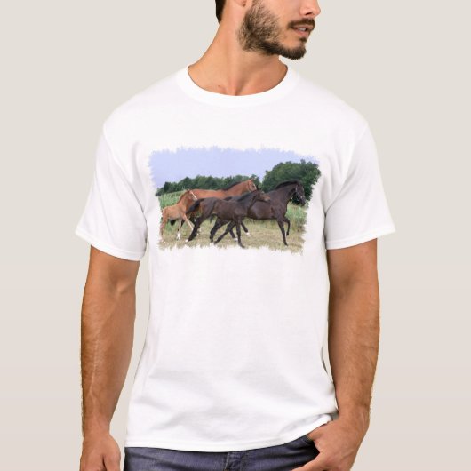 Mannen van wilde paarden T-Shirt (Voorkant)
