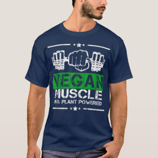 Mannen Vegan Muscle Bodybuilding T-shirt