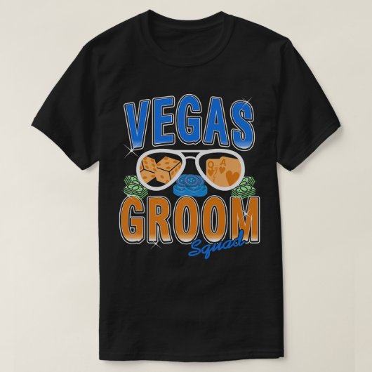Mannen Vegas Groom Squad Bachelor T-shirt (Design voorkant)