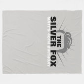 Mannen verjaardag banner achtergrond Fleece Blanke Deken (Voorkant (Horizontaal))