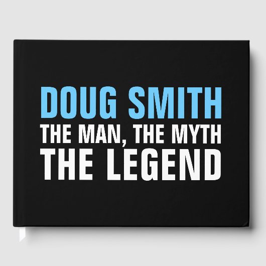 Mannen Verjaardag / Pensioenfeest gastenboek (Voorkant)