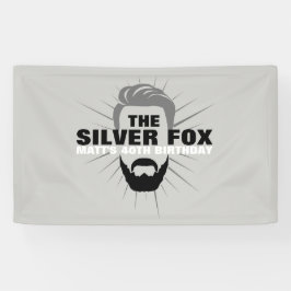 Mannen verjaardagsachtergrondbanner spandoek