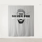 Mannen Verjaardagsfeest achtergrond Wandkleed (Voorkant)