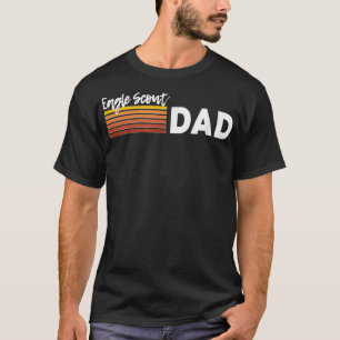 Mannen verkenner vader verdoofd vader Eagle Proud T-shirt