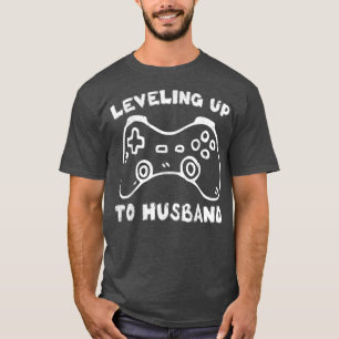Mannen Verloving voor Groom Video Game Lovers Funn T-shirt