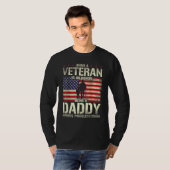 Mannen veteraan is een eer dat pappa prik is t-shirt (Voorkant volledig)