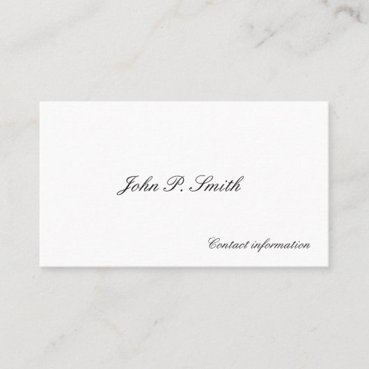 Mannen Victoriaans Calling Cards Contactkaartje (Voorkant)