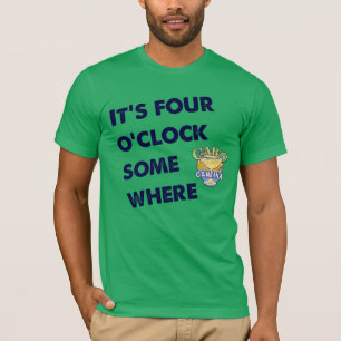 Mannen Vier uur T-shirt