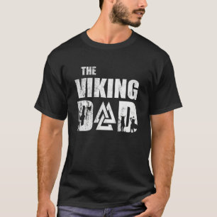 Mannen Viking Dad - Valknut - Norse Mythology Rune T-shirt