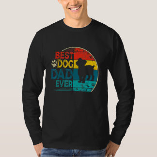 Mannen Vintage Best Yorkshire Terrier Dog Dad Oog T-shirt